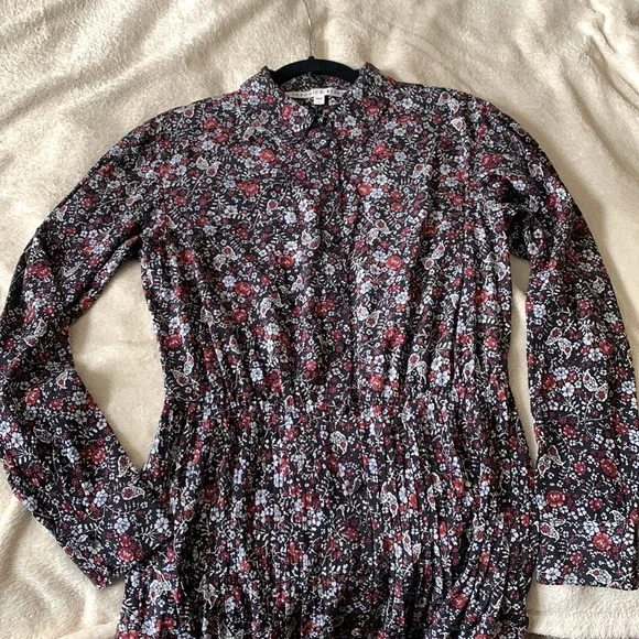 Veronica Beard Rory Floral Silk Dress